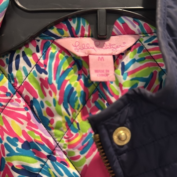 Lilly Pulitzer Navy Vest - Picture 2 of 3